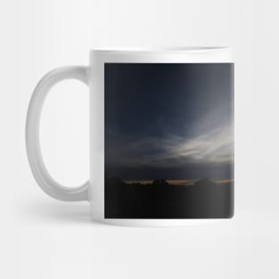 Monument Valley and Clouds. sunset Mug